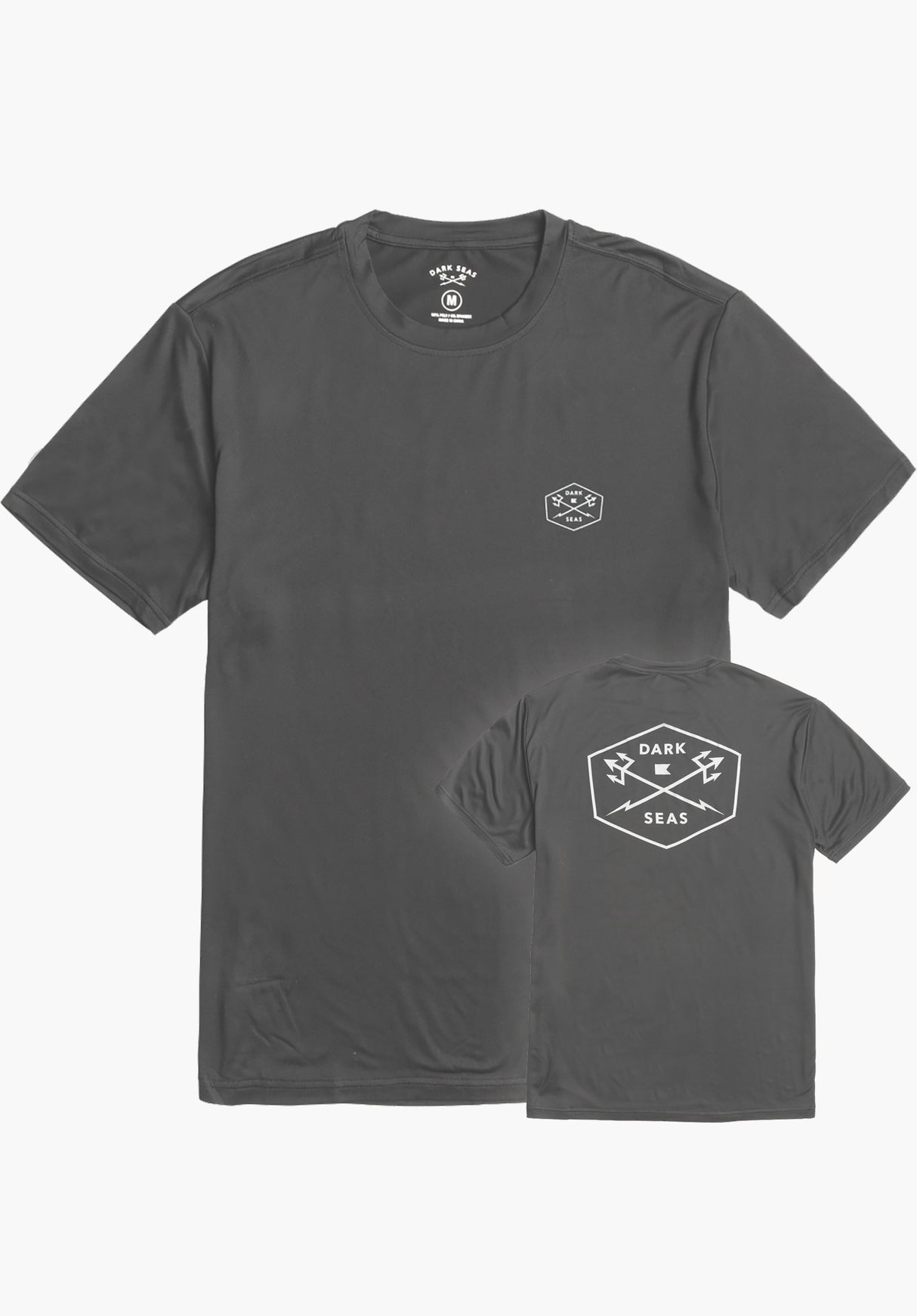 No Sweat Moisture Wicking grey Vorderansicht