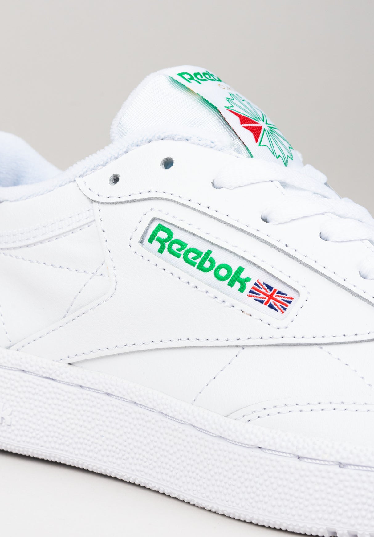 Club C 85 white-green Unteransicht