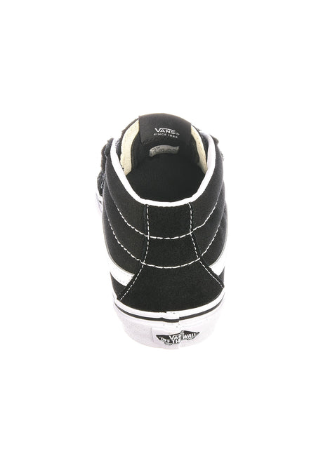 Sk8-Mid V Kids black-white Seitenansicht