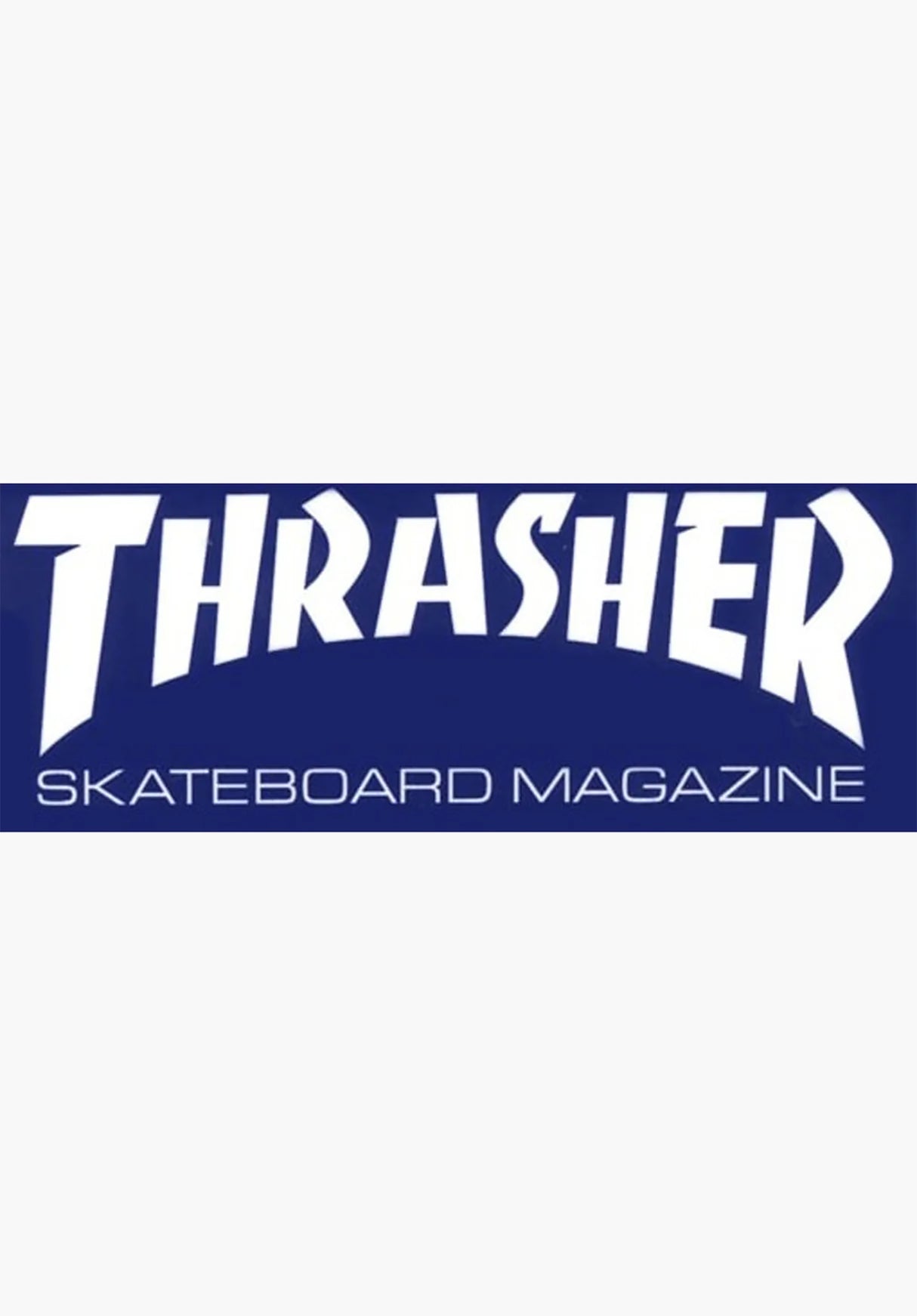 Skate Mag Super Sticker blue Vorderansicht