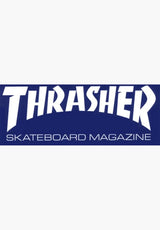 Skate Mag Super Sticker blue Vorderansicht
