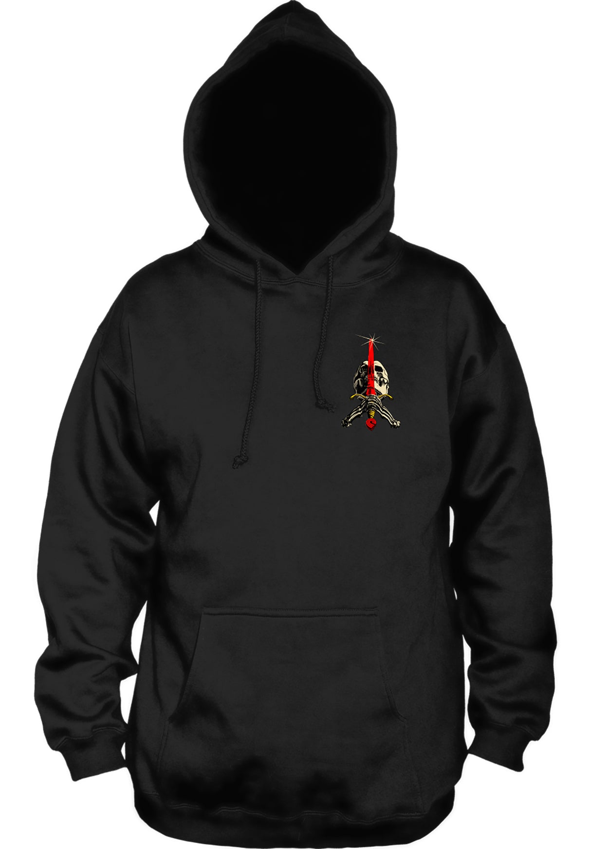 Skull & Sword black Rueckenansicht