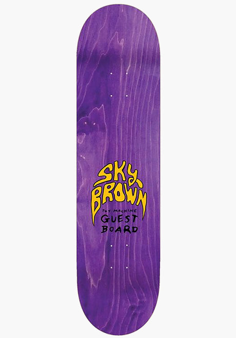 Sky Brown Guest Board multicolored Rueckenansicht