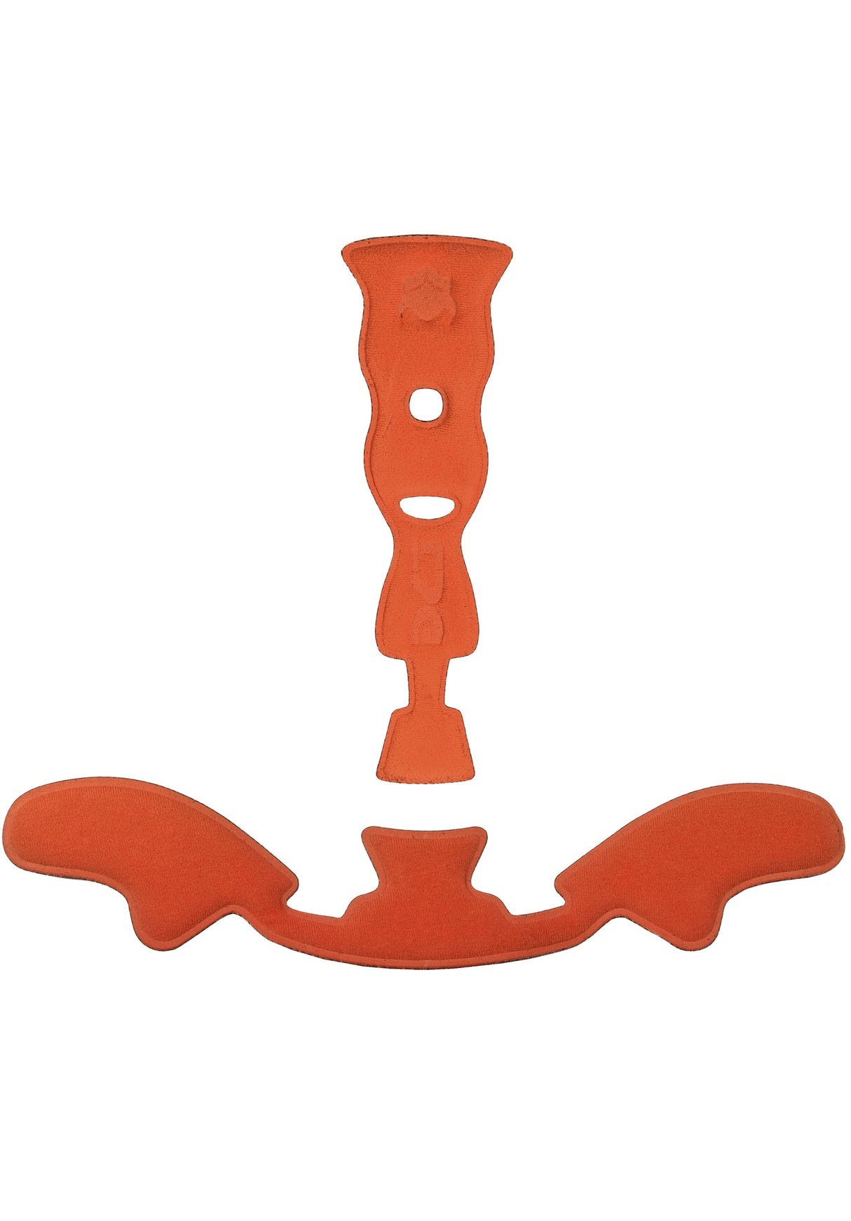 Status Helmet Pad Kit HS orange Vorderansicht