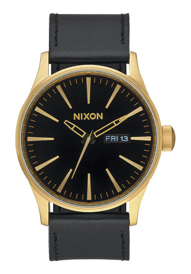 The Sentry Leather gold-black Vorderansicht