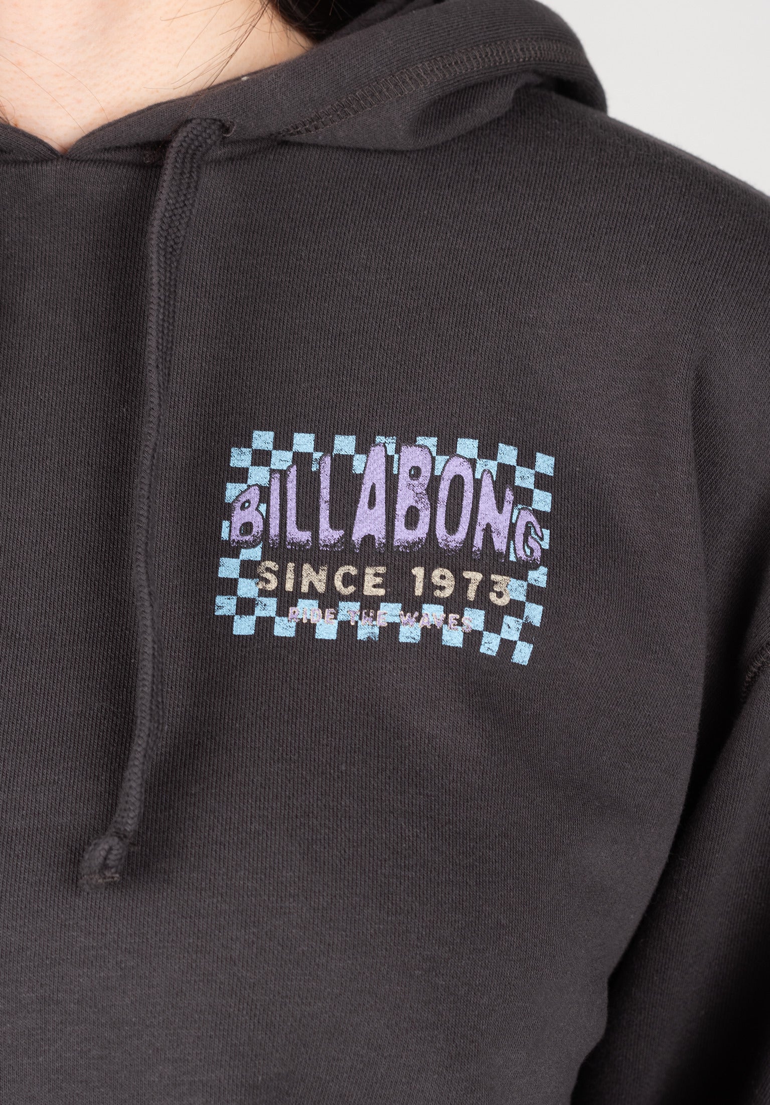 Time To Shine Billabong Hoodie in offblack fur c TITUS