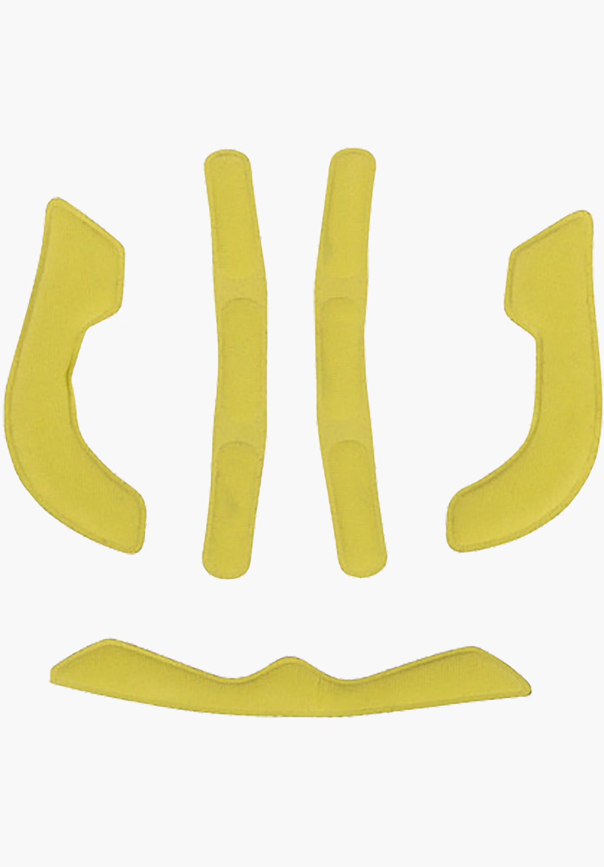 Trailfox Helmet Pad Kit HS neon Vorderansicht