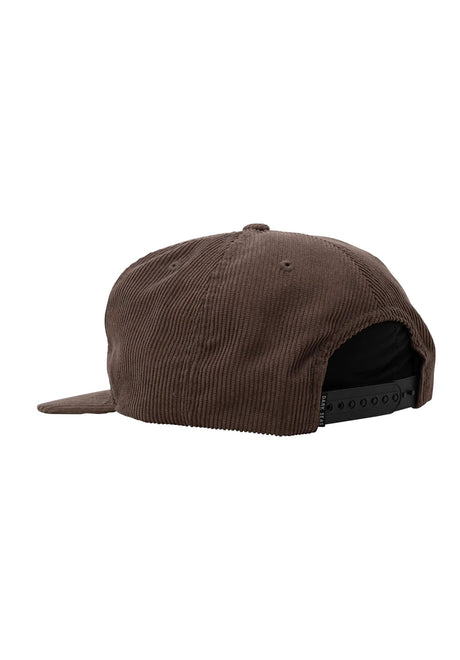 Dark Seas Tridents Corduroy Cap brown – Rückenansicht