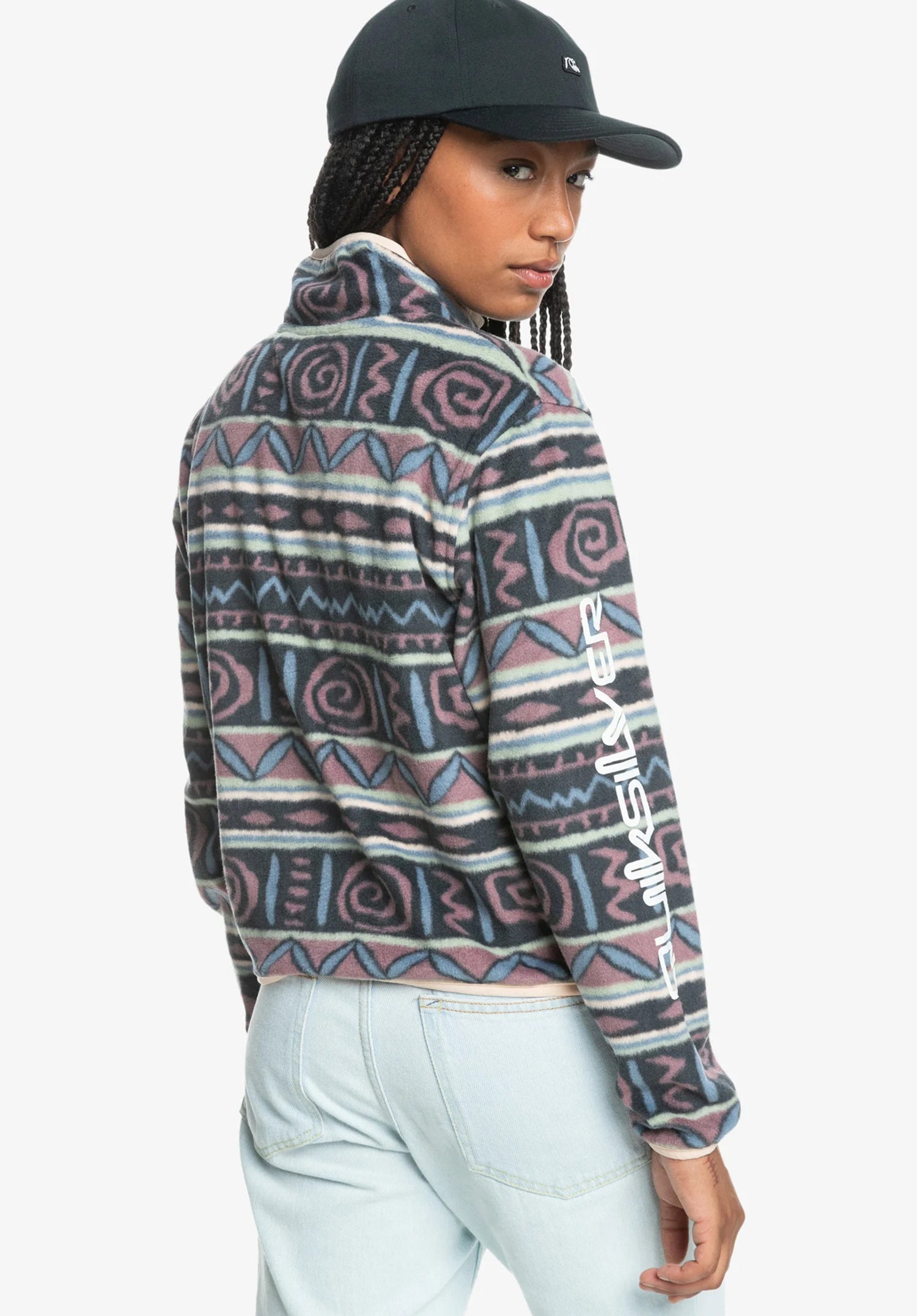 Uni FZ Polar Fleece grapeshakeheritagestripe64 Rueckenansicht Zoom Image