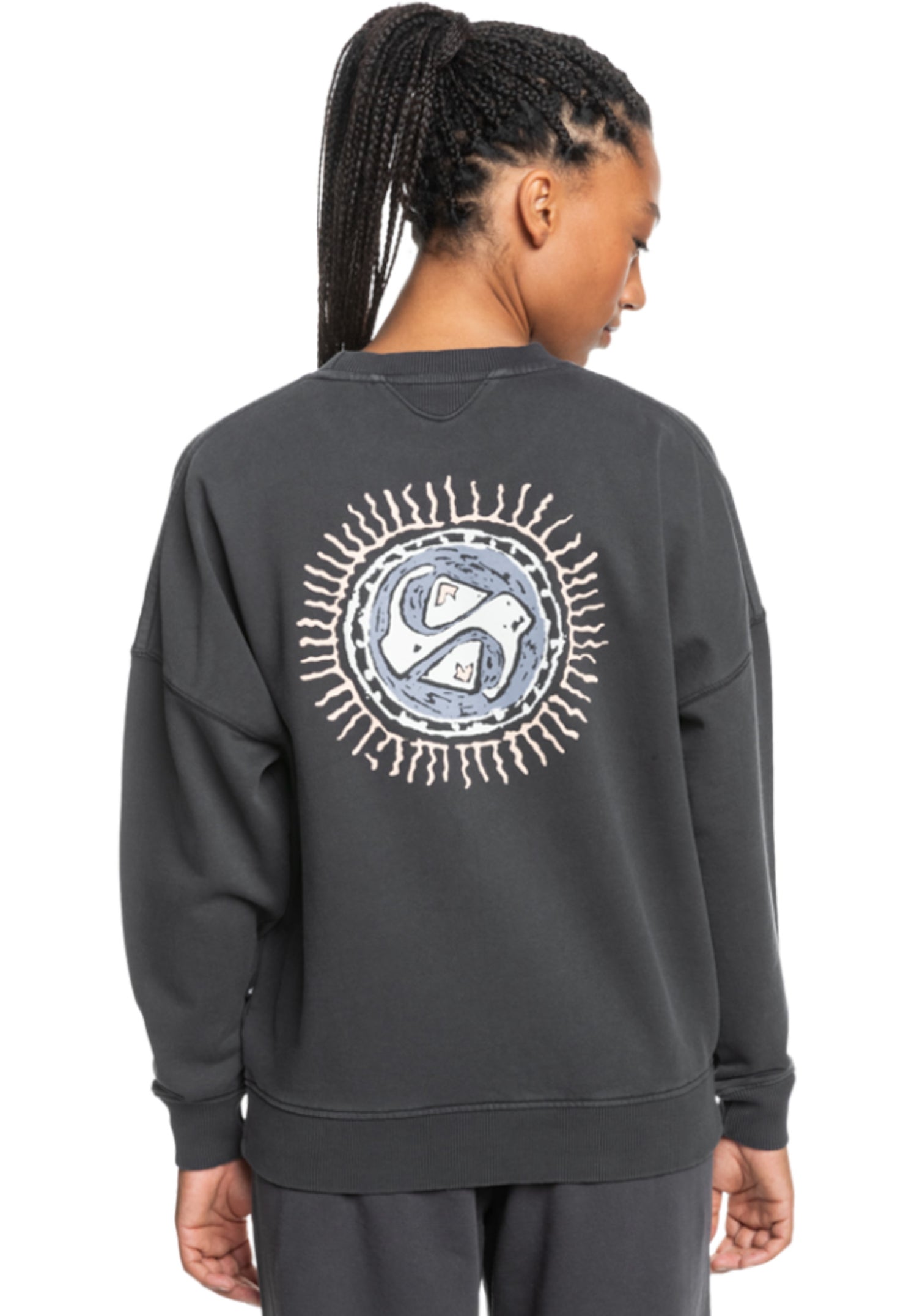 Uni Oversized Crew tarmac Vorderansicht Zoom Image