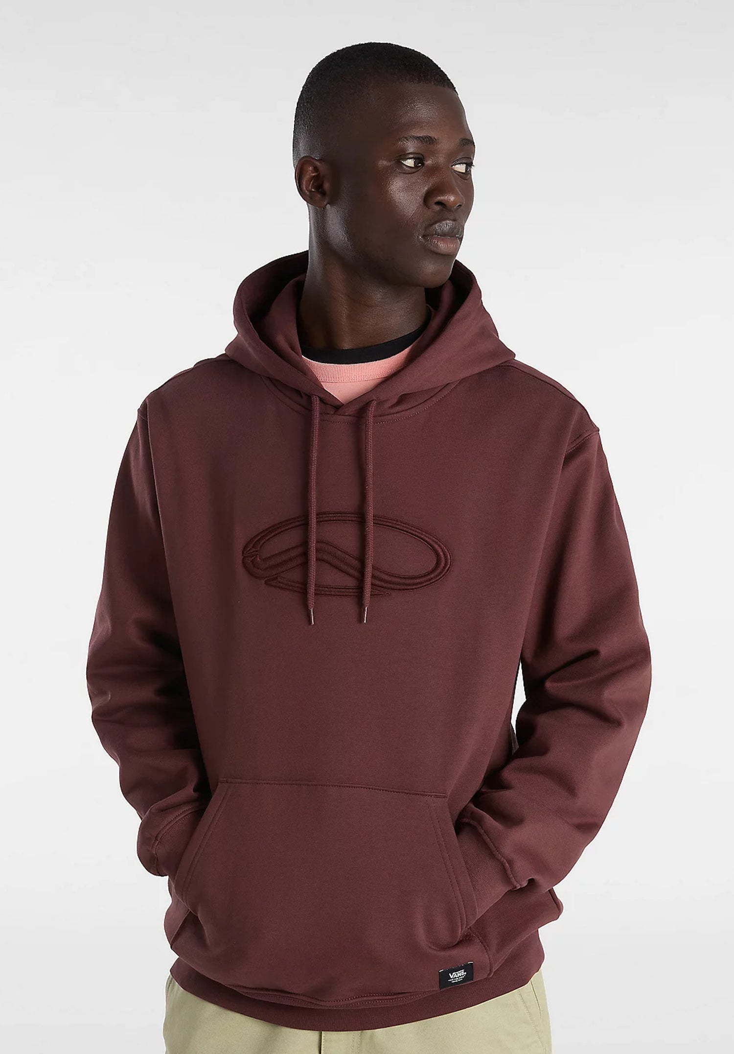 Vans Oval Loose Fleece Vans Sweatshirt in bitter-chocolate für