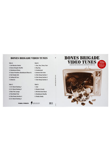Vinyl LP Bones Brigade Video Tunes multicolored Closeup1
