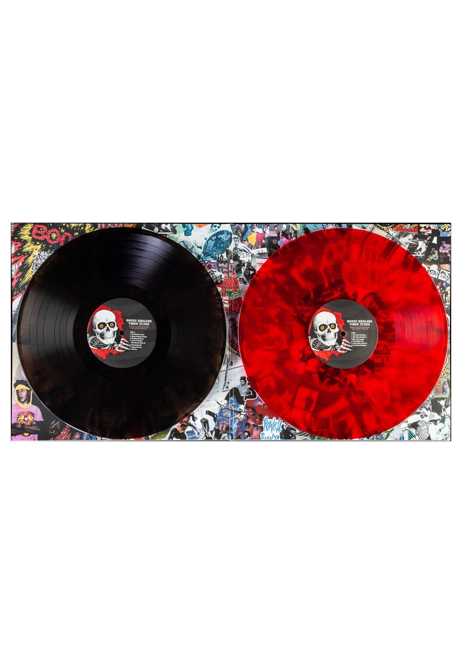 Vinyl LP Bones Brigade Video Tunes multicolored Closeup2 Zoom Image