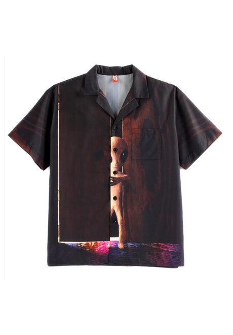 Visitor Button Down Shirt brown Vorderansicht