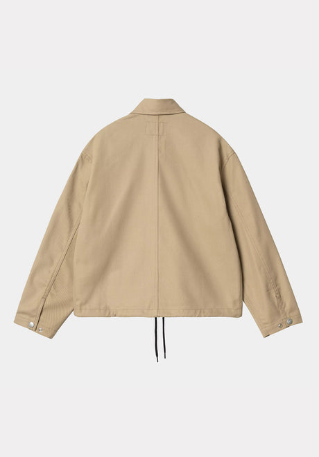 W' Simple Shirt Jac leatherrigid Rueckenansicht