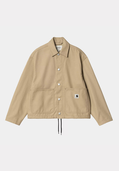 W' Simple Shirt Jac leatherrigid Vorderansicht