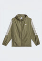 Windbreaker olivestrata-white Vorderansicht