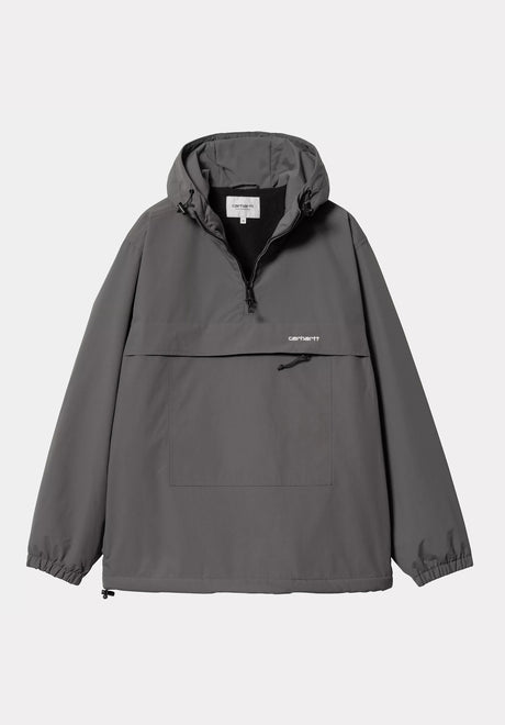 Windbreaker Pullover graphite-white Closeup1