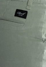 Women Kim babycord-grey-mint Closeup2
