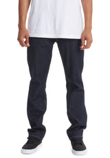 Worker Straight Denim Rid indigodark Vorderansicht