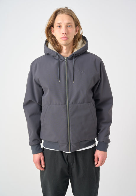 Cleptomanicx Workist Winterjacke bluegraphite – Ansicht 1