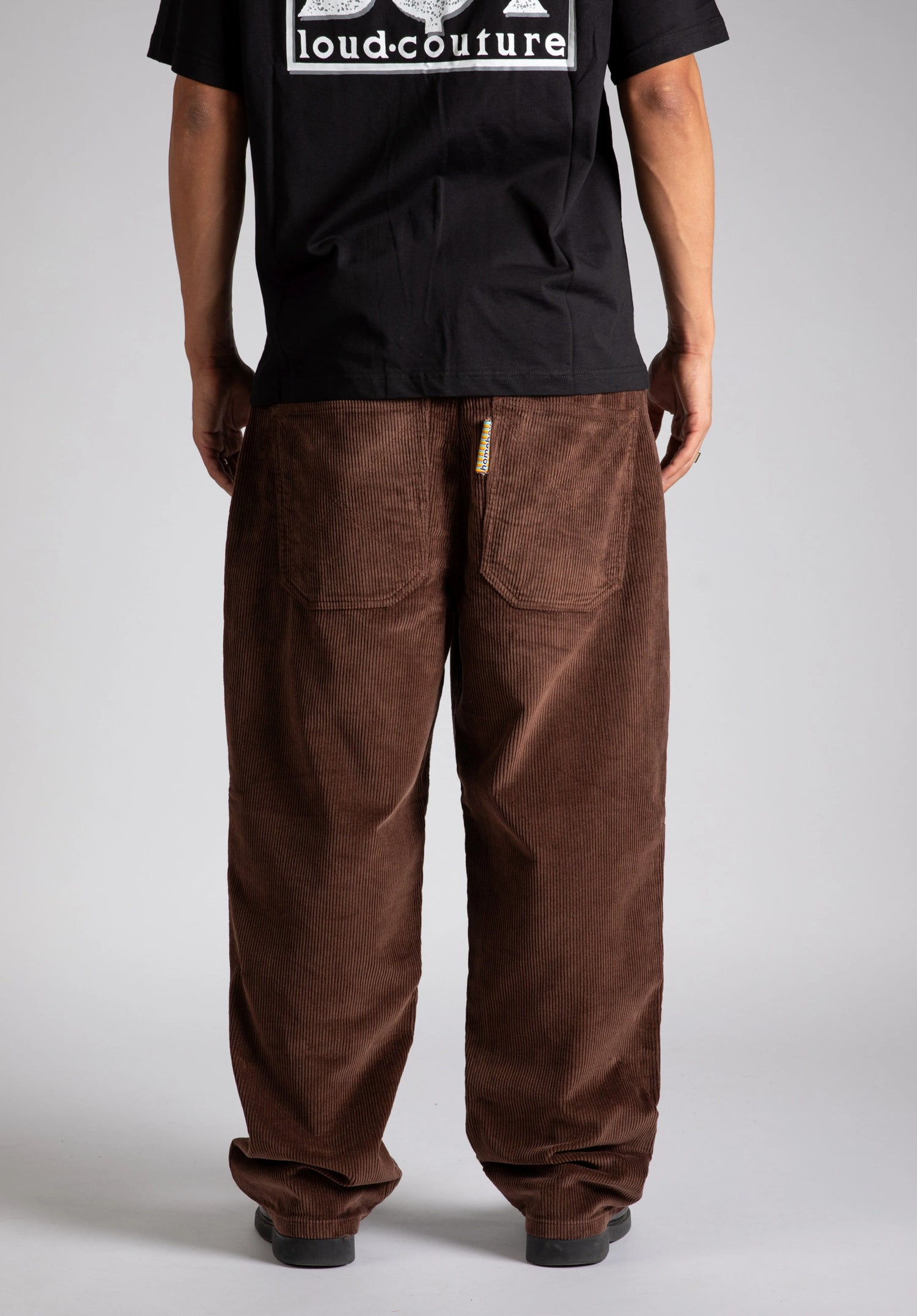 X-tra Baggy Cord chocolatebrown Rueckenansicht Zoom Image