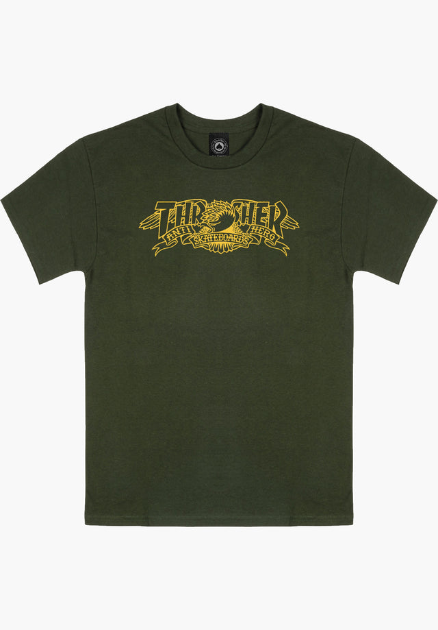x Antihero Mag Banner forestgreen Vorderansicht