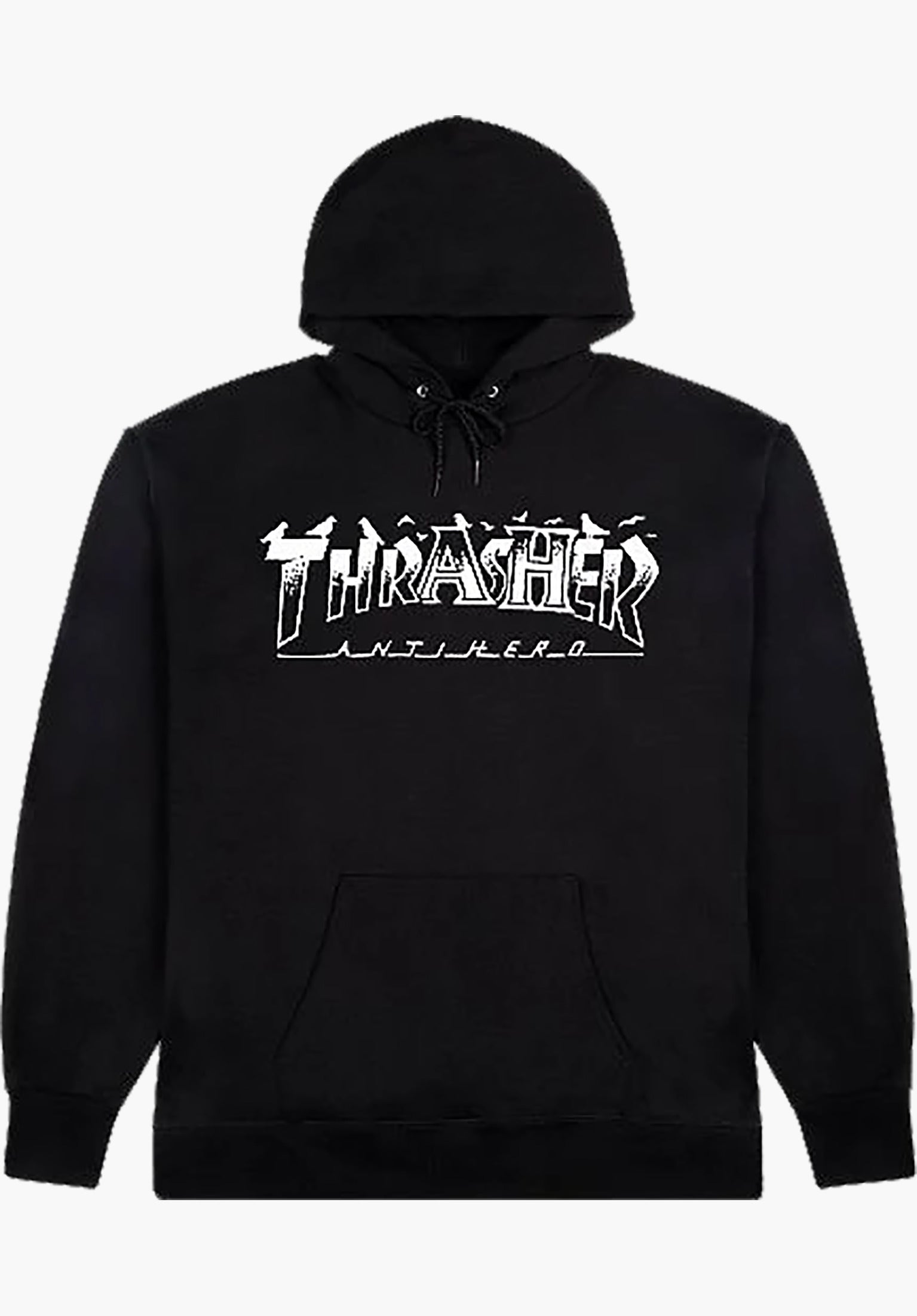 トパーズクラスター x Antihero Pigeon Mag Thrasher Hoodie in black für Herren – TITUS
