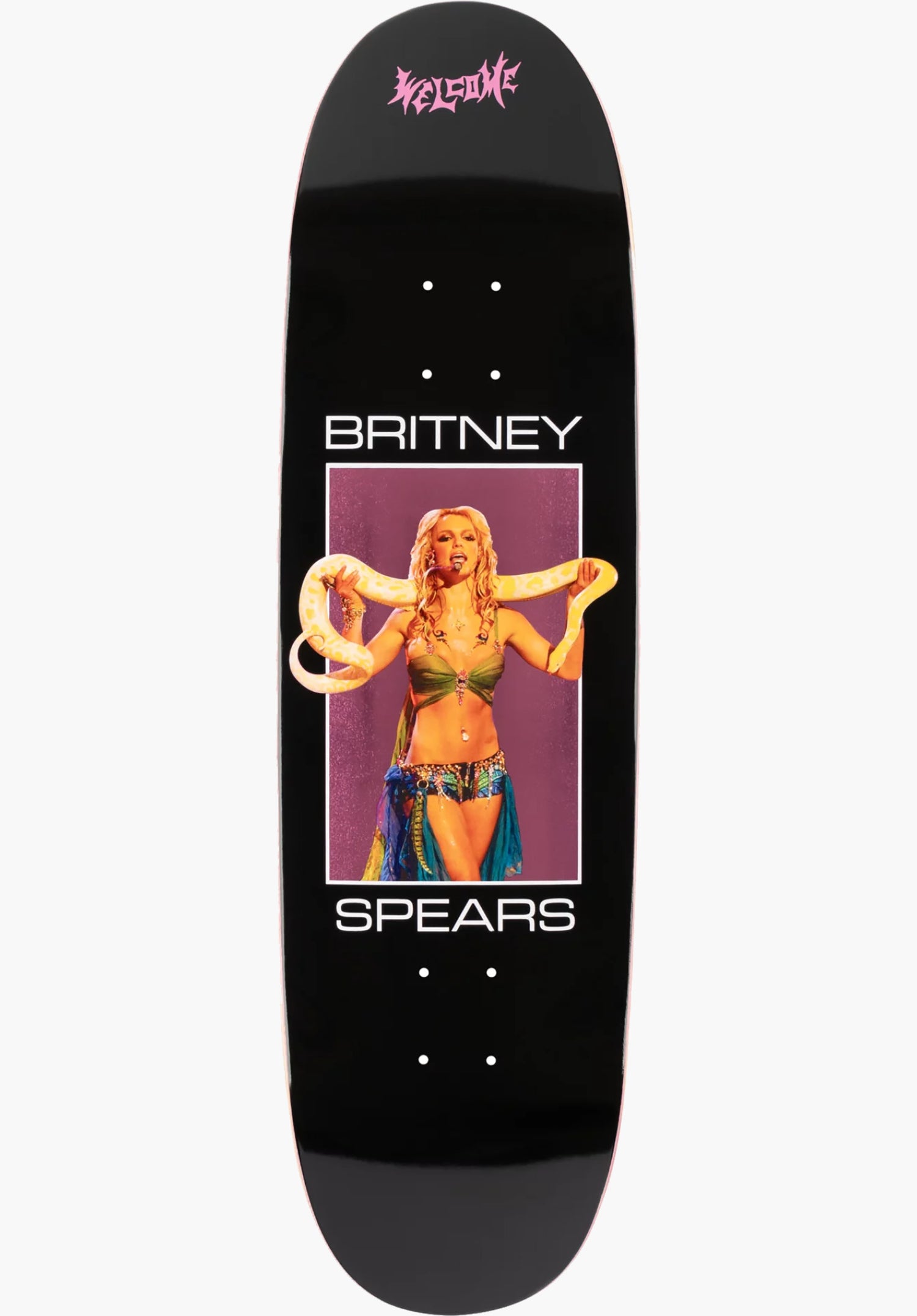 x Britney Spears Snake Son Of Boline black pink foil Vorderansicht Zoom Image