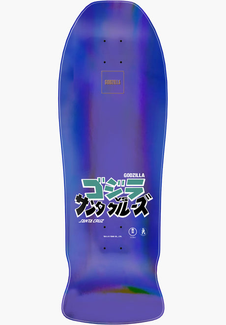 x Godzilla Kaiju Roskopp blue Rueckenansicht