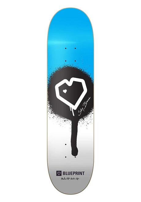 x Make Life Skate Life x Sky Brown Collab blue-white Vorderansicht