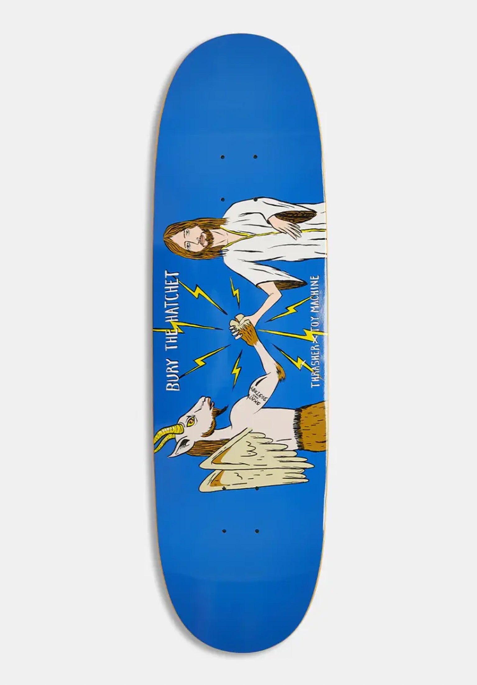 thumbnail image 2 of Toy Machine Bury The Hatchet Skateboard Deck - Multi - 8.0in 2 of 11