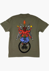 Bapholit Garment Dyed sage Rückenansicht