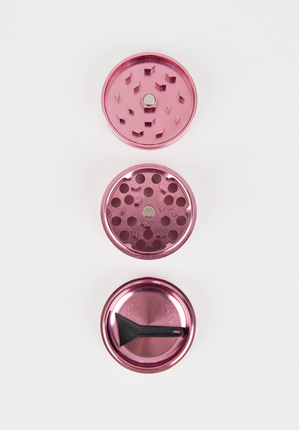 Spiro Pocket Metal 3 Parts Mini Grinder pink Close-Up2