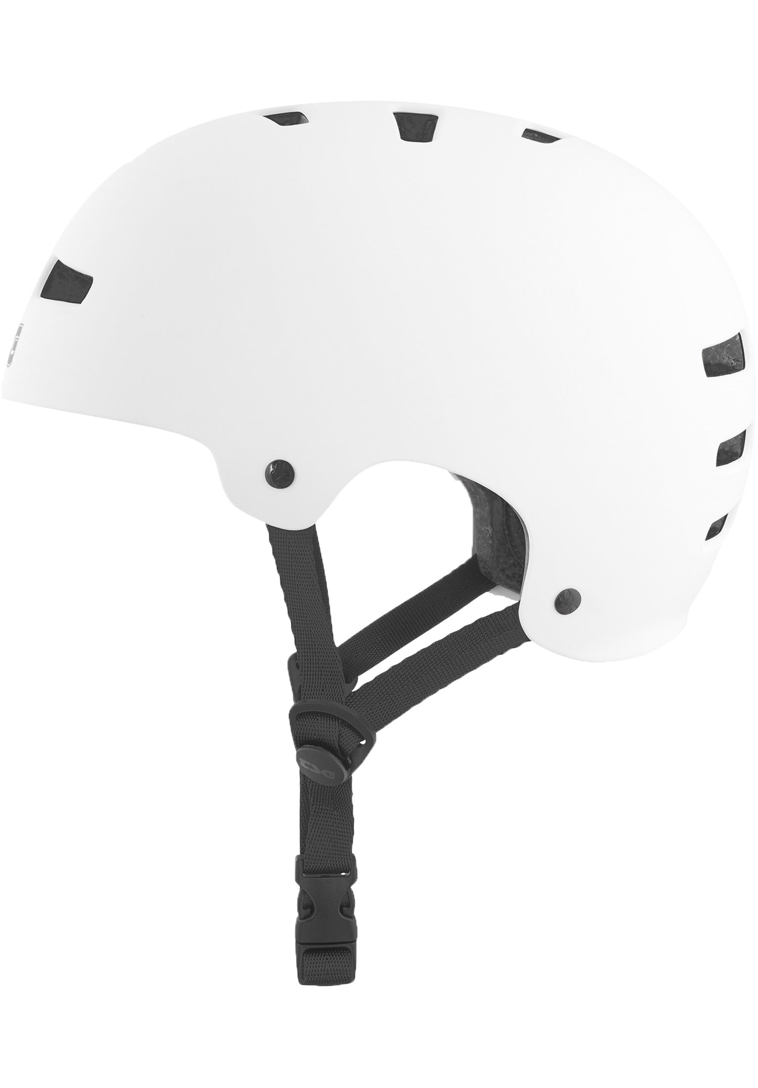 tsg fahrradhelm Evolution Kids Solid Color TSG Helm in satin white – TITUS