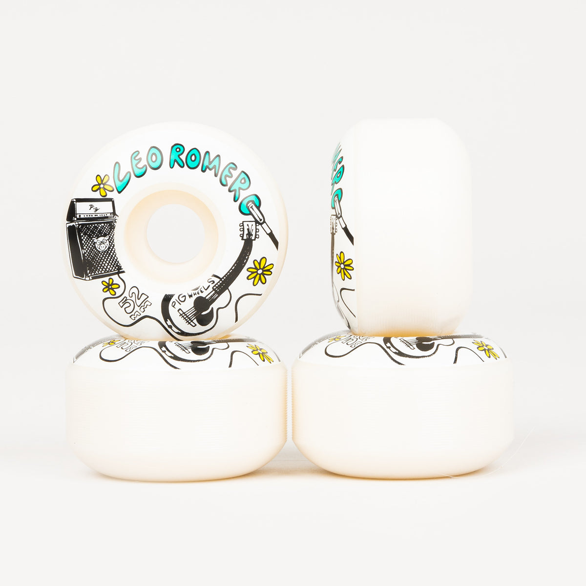 Leo Guitar Proline 101A Pig Rolle in white für c – TITUS