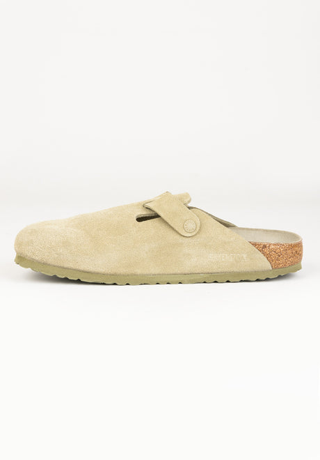 Boston Suede Leather fadedkhaki Oberansicht