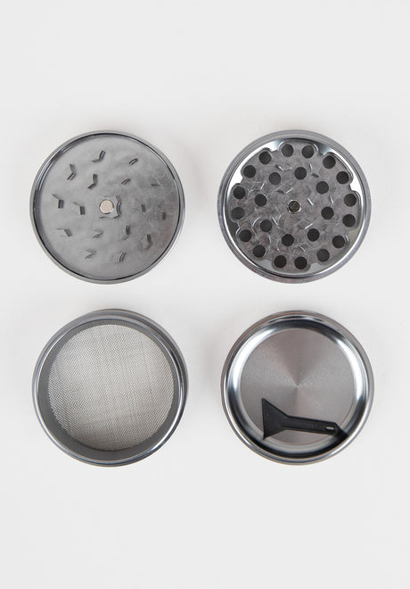 Spiro Metal 4 Parts Grinder gunmetal Close-Up2