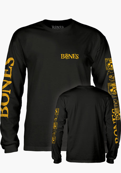 Black & Gold Longsleeve Tee black Vorderansicht