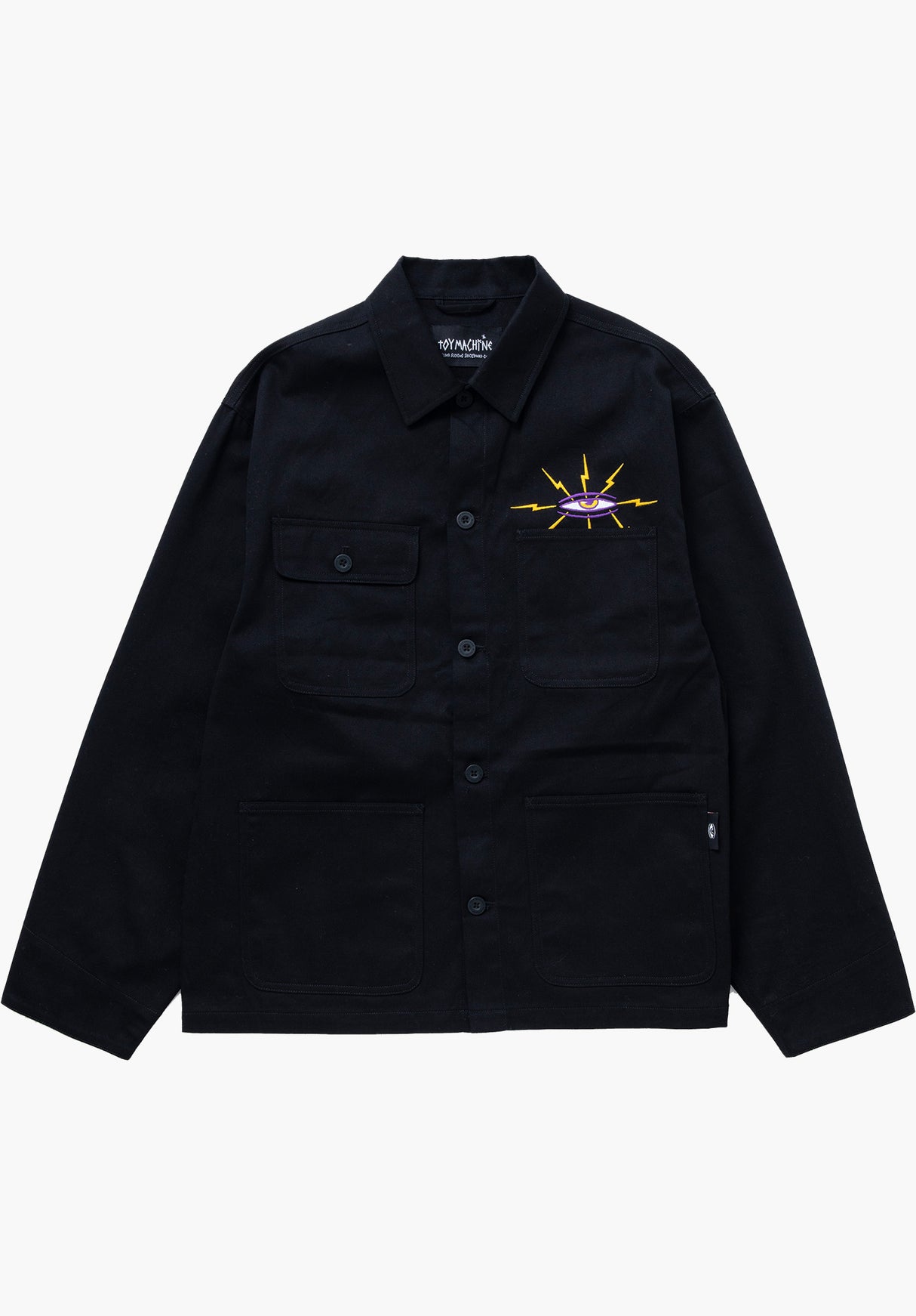 Lightning Eye Twill Work Jacket black Close-Up1
