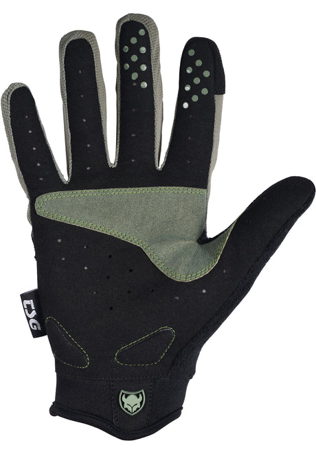 Trail S Glove black olive Rückenansicht