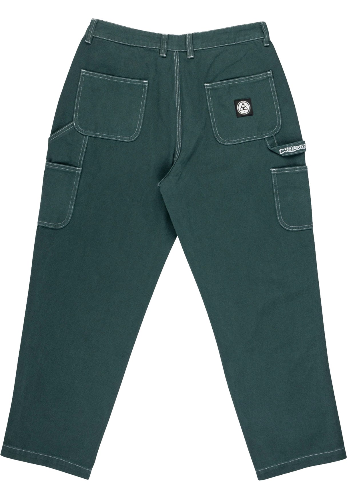 Brace Double-Knee Canvas Carpenter Pant spruce Rückenansicht