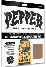 G5 Alpha Numeric Custom Grip Kit black Vorderansicht