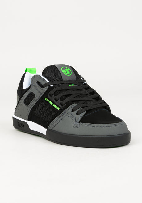 Comanche 2.0+ black-charcoal-lime-nubuck Vorderansicht