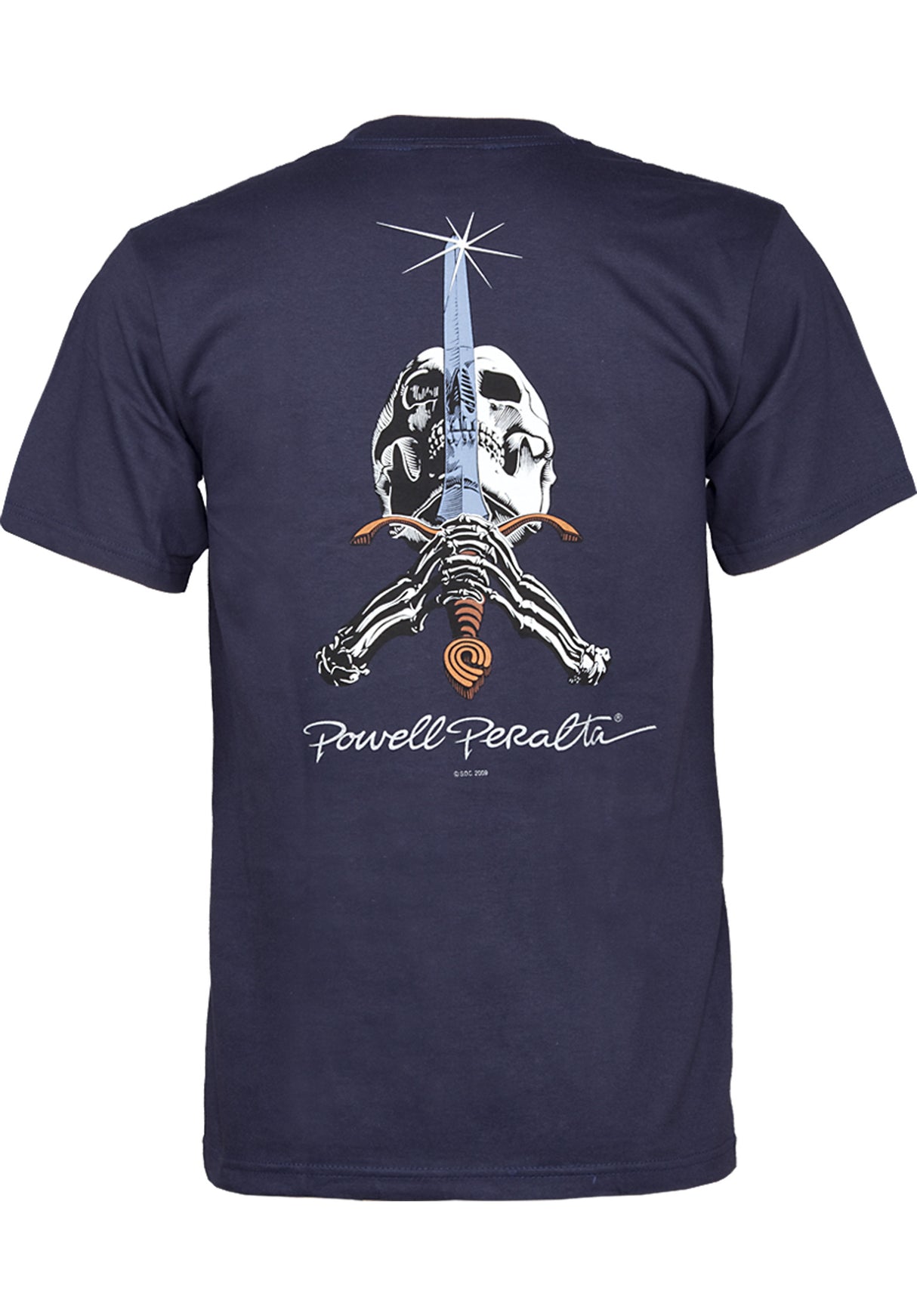 Skull & Sword navy Close-Up1