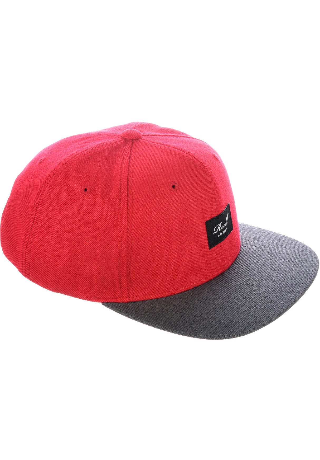 Pitchout 6-Panel red-greyblack Close-Up2