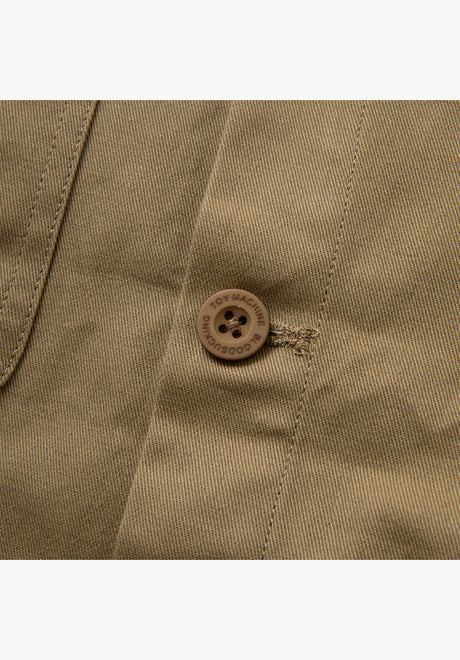 Lightning Eye Twill Work Jacket khaki Close-Up2