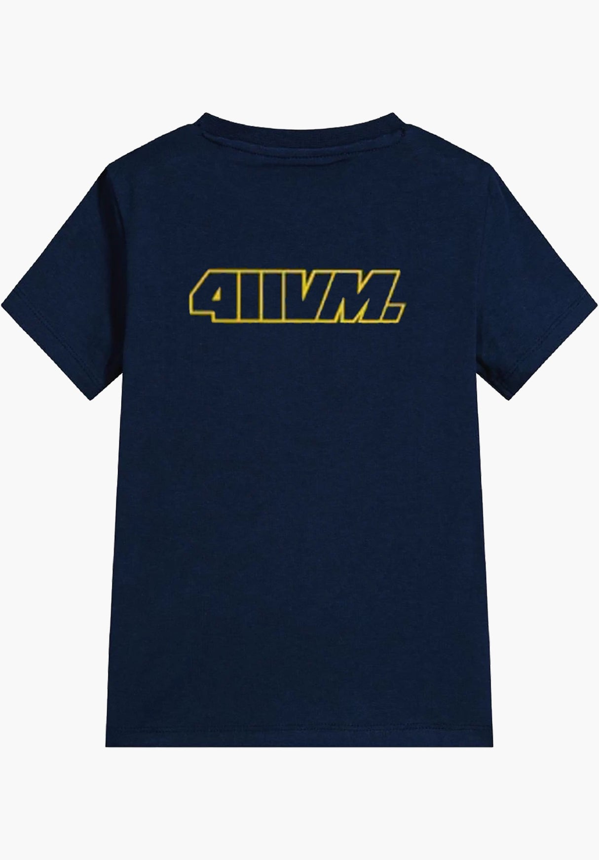 411VM Transparent navy-yellow Rückenansicht