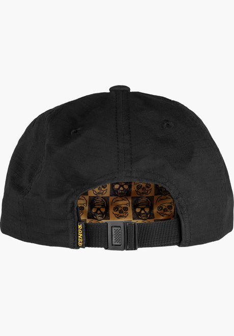 Black & Gold 6-Panel Hat black Rückenansicht
