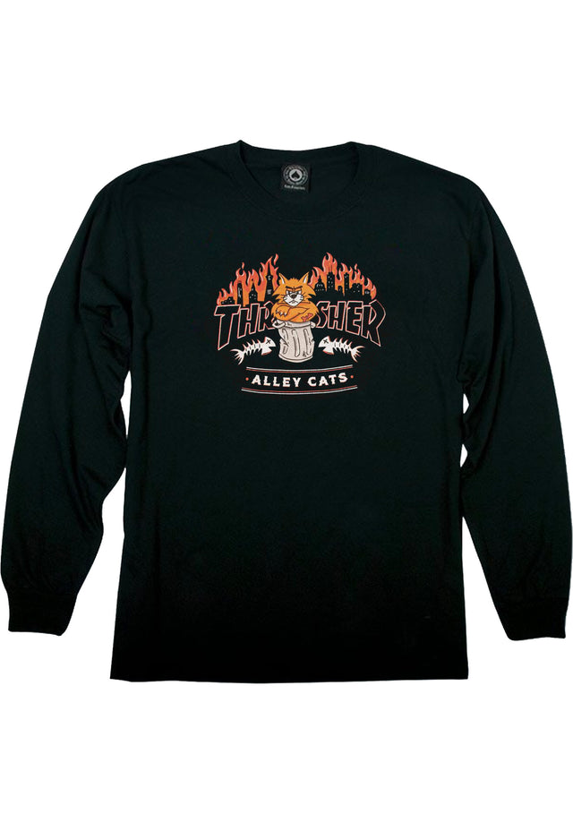 Alleycat L/S black Vorderansicht